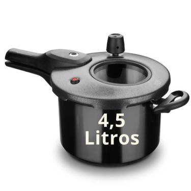 Imagem de Panela de Pressão Indução MTA 4,5L Fechamento Externo Cerâmica