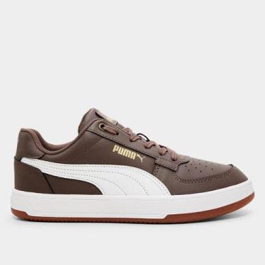 Imagem de Tênis Puma Caven 2.0 Bdp Masculino, Marrom, Branco, 43