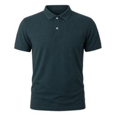 Imagem de Camiseta Polo Piquet Básica - Masculino Tamanho:GCor:Verde - Olden Spo