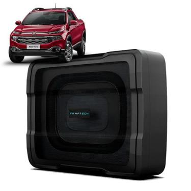Imagem de Caixa Amplificada Subwoofer 6x8 Faaftech FT-SW68 UC Fiat Argo Cronos T
