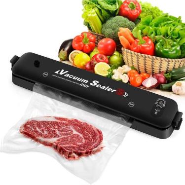 Imagem de Seladora a Vácuo para Embalagem de Alimentos Resistente 90W 60Kpa 110V e 220V Draik