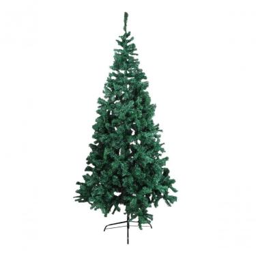 Imagem de Árvore de Natal Pinheiro 2,40m 1.400 Galhos Pé de Ferro Retrátil Verde Tuut