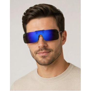 Imagem de Lentes Clip On para Óculos Polarizado Proteção UV400 - VINKIN, Azul