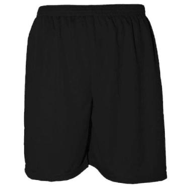 Imagem de Calção De Futebol Liso Infantil - Pulmax, Preto, G