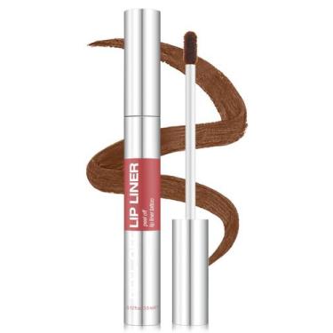 Imagem de Lápis de Contorno Labial TENGLONG PeelOff Castanho Quente 3,5 ml