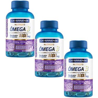Imagem de Ômega 3 120 Cápsulas de 1000mg 3 unidades Catarinense