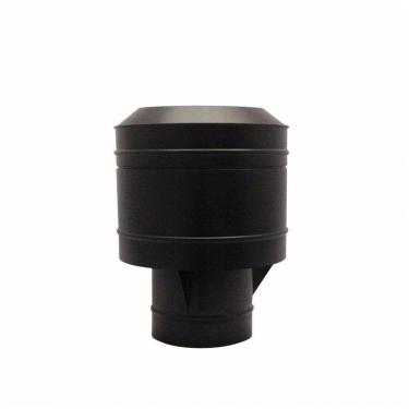 Imagem de Chapéu Preto Tipo Canhão Sputinik Chaminé 150 Mm De Diâmetro