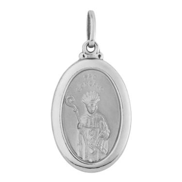 Imagem de Pingente Aço São Gonçalo Oval 30x21mm