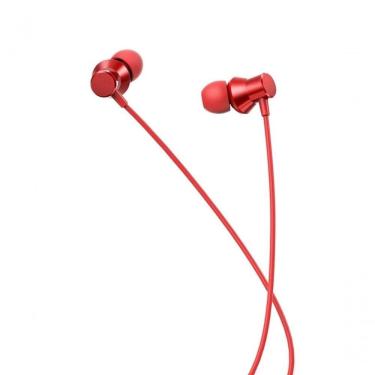 Imagem de Fone De Ouvido In Ear Com Microfone Lenovo Preto Vermelho