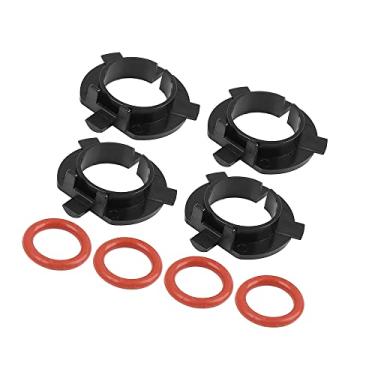 Imagem de ACROPIX H7 adaptador de farol LED suporte retentor de lâmpada frontal adequado para Mitsubishi Outlander 4 peças preto