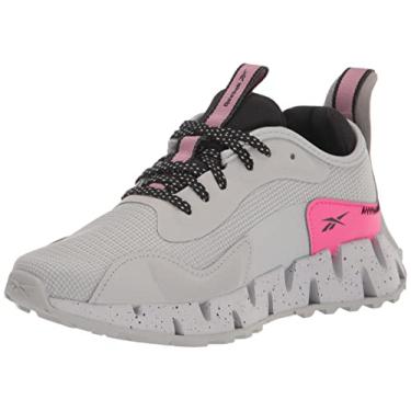 Imagem de Reebok Women's Zig Dynamica Sneaker, Pure Grey/Proud Pink/Black, 9.5