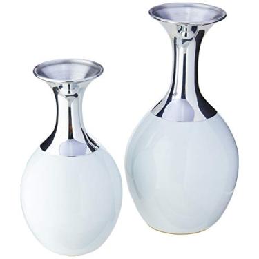 Imagem de Duo De Bojudos Com Alumínio Ceramicas Pegorin Branco