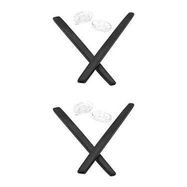 Imagem de Mryok — Protetor nasal de substituição para óculos de sol Oakley Square Wire 2 (2014), Black & Black, One Size