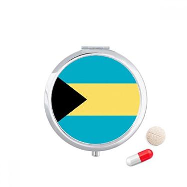 Imagem de Caixa de armazenamento de medicamentos com a bandeira nacional das Bahamas da América do Norte