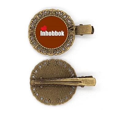 Imagem de Broche de cabelo Malta Script Language I Love You Language Mandari, prendedor de cabelo