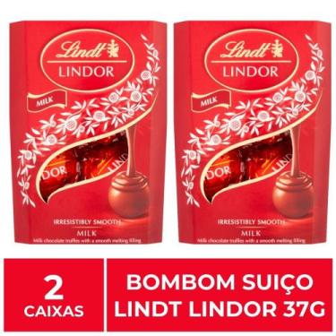 Imagem de 2 Caixas De 37G, Bombons De Chocolate Suiço, Lindt Lindor