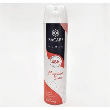 Imagem de Isacare Desodorante Aerossol Mulher Magnolia Suave Branco/Rosa 150 Ml