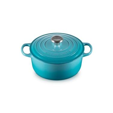 Imagem de Le Creuset Panela Redonda 24cm Signature Azul Caribe