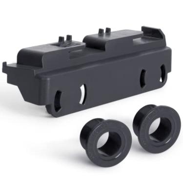 Imagem de WD28X27241 Suporte de rack de lava-louças e kit de rolo compatível GE conjunto de rodas inferiores de rack de lava-louças, serve para L e R laterais. Ajuste exato substitui WD12X10438 WD12X10439 WD12X10446 1PCS