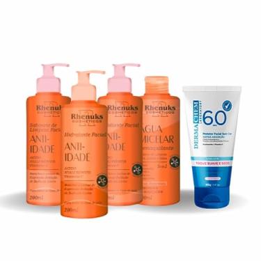 Imagem de Kit Skincare Anti Idade Clareador + Protetor Solar FPS60 Sem Cor