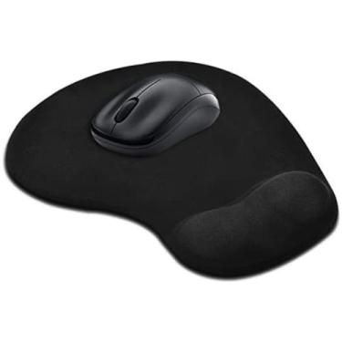 Imagem de Mouse Pad Ergonômico Com Apoio De Pulso - Oferta! Apoio De Gel Confort Macio Descanso De Mão Suporte Para o Pulso Almofada Mousepad