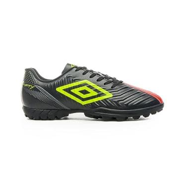 Imagem de Chuteira Society Umbro Fifty Iv Preto/preto/coral U01fb045-110-38