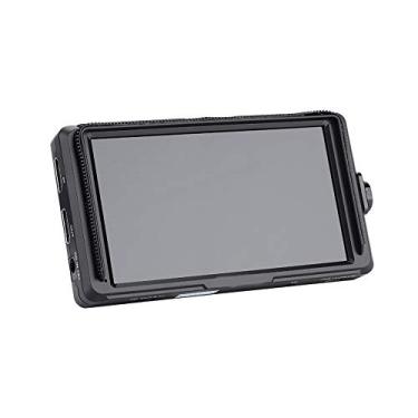 Imagem de Monitor de vídeo, 1920x1080 5 polegadas monitor de câmera multifuncional exibição em tempo real imagens brilhantes para projetor para DSLR