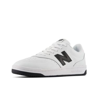 Imagem de New Balance Tênis masculino Bb80 V1, Branco/preto, 39