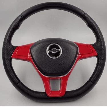 Imagem de Volante Esportivo Tsi Vermelho Para Celta Corsa Classic Wind Monza - C