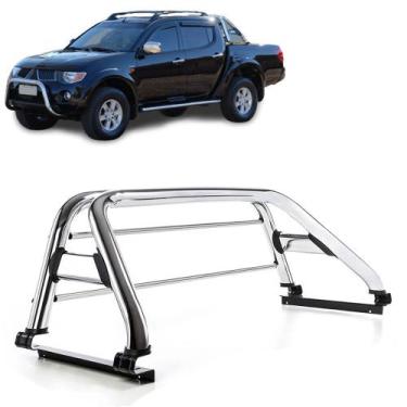 Imagem de Santo Antônio L200 Triton 2008 a 2016 com grade Cromado - CCF