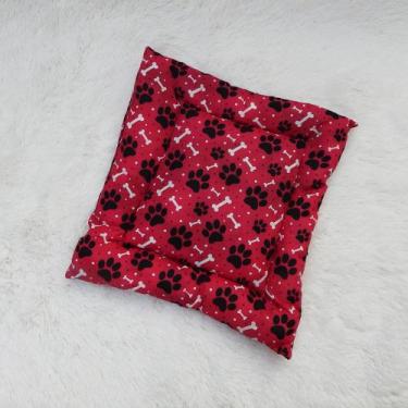 Imagem de Caminha Cama Cachorro Pet  50 X50  - Pandora Baby Enxovais, Vermelho