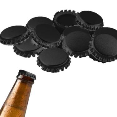 Imagem de Kit 500 Tampas Tampinhas PRY OFF para Garrafas Engarrafamento Cerveja 