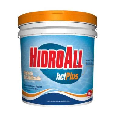 Imagem de Cloro Granulado Hcl Plus Dicloro Estabilizado Hidroall 10kg