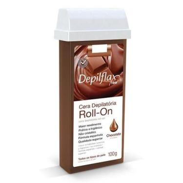 Imagem de Cera Depilatória Roll-On Chocolate 100g Depilflax