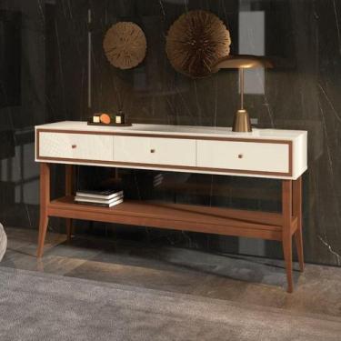 Imagem de Aparador / Balcão / Bancada BA Modelo Retrô Com Pés em Madeira Maciça 