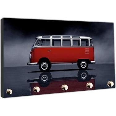 Imagem de Porta Chaves Carros Kombi Organizador Chaveiro - Vital Quadros