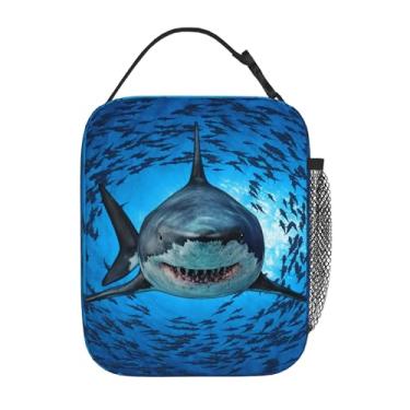 Imagem de YOZIRIBO Lancheira infantil para meninos e meninas, lancheira com isolamento reutilizável, sacola térmica à prova de vazamento de alta capacidade, bolsa térmica para alimentos, para escola, trabalho,