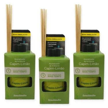 Imagem de 3 Difusor Ambiente Aromatizador Vareta Aromas Aromatizante Perfume Cas