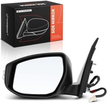 Imagem de A-Premium Espelho retrovisor elétrico do lado do motorista - compatível com Nissan Sentra 2013 2014 2015 - Espelho retrovisor externo externo dobrável manual aquecido com seta - Substituição #