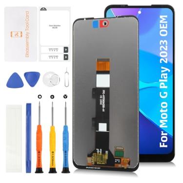 Imagem de Olivechard Original para Motorola Moto G Play 5G 2023 16.5 cm OEM Tela LCD Substituição XT2271-1 XT2271-3 XT2271-5 Tela LCD Touch Digitalizador Montagem com Ferramentas de Reparo