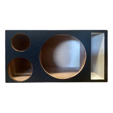 Imagem de Caixa trio duto regua colorido 12 pol mdf vazia - Link Parts, BRANCO