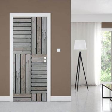 Imagem de Adesivo de Porta Madeiras Modelo 07 - Império da Impressão, P - 70cm x