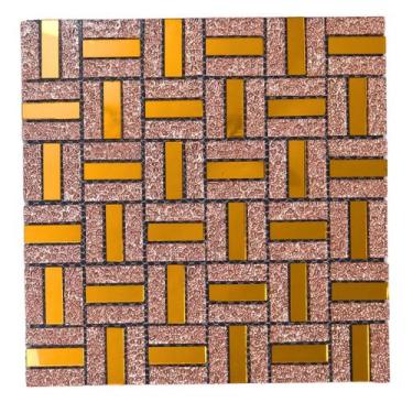 Imagem de Pastilha Adesiva Vidro Decoração Banheiro Cozinha Cobre 2 - NeoBlue