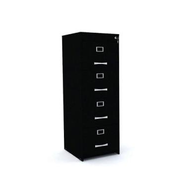 Imagem de Arquivo Com 04 Gavetas Maxxi Pandin 1,36 M Preto