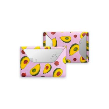 Imagem de Mini Carteira Prática Lavável ABA Abacate Rosa