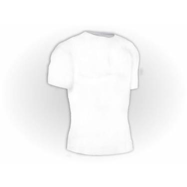 Imagem de Camiseta Lisa Algodão Manga Curta Adulto Branca - Del France, G