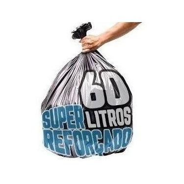 Imagem de Saco De Lixo 60lts Boca Larga Super Reforçado C/5 Kg - HIGIPACK