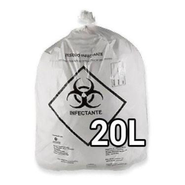 Imagem de Sacos De Lixo Infectante Hospitalar 20 Litros 100 Unidades - HIGIPACK