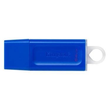 Imagem de Pendrive Kingston Exodia 64GB / USB 3.0 - Azul (KC-U2G64-7GB)