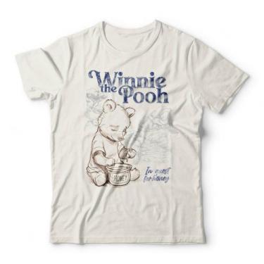 Imagem de Camiseta Ursinho Pooh Studio Geek, P, Off white